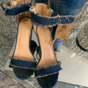 Blue Jean Heel Sandals